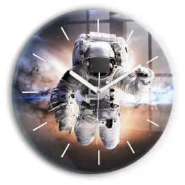 dekoracyjny-zegar-szklany-na-sciane-z-grafika-astronauta-w-kosmosie-fi30-cm