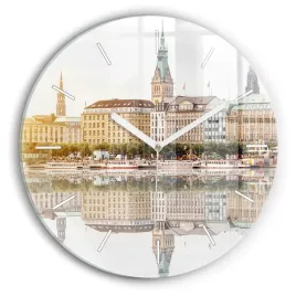 zegar-szklany-scienny-do-nowoczesnych-wnetrz-rzeka-hamburg-niemcy-fi30-cm