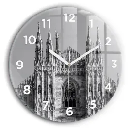 scienny-okragly-zegar-szklany-z-nadrukiem-katedra-duomo-di-milano-fi60-cm