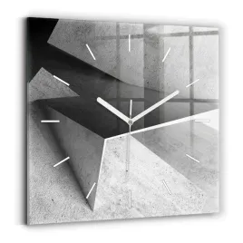 designerski-kwadratowy-zegar-szklany-do-wnetrz-abstrakcja-trojkaty-30x30-cm
