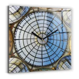 zegar-szklany-na-sciane-z-nadrukiem-galeria-handlowa-w-mediolanie-30x30-cm