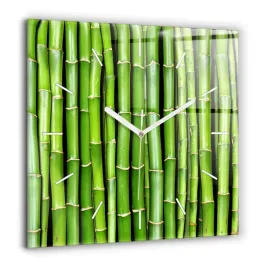 designerski-zegar-szklany-do-wnetrz-z-grafika-bambus-azjatycki-xxl-60x60-cm