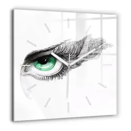 dekoracyjny-foto-zegar-szklany-na-sciane-abstrakcja-oko-czlowieka-60x60-cm