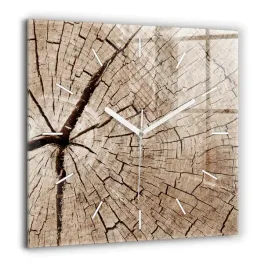 kwadratowy-zegar-szklany-na-sciane-z-nadrukiem-stary-pien-drewna-60x60-cm