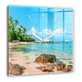 designerski-foto-zegar-szklany-do-wnetrz-piekna-plaza-w-tajlandii-60x60-cm