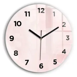 wiszacy-okragly-zegar-szklany-ze-stylowym-nadrukiem-kwitnace-roze-fi60-cm