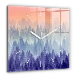zegar-szklany-scienny-do-nowoczesnych-wnetrz-ze-wzorem-las-we-mgle-60x60-cm