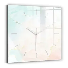 kwadratowy-zegar-szklany-designerski-z-nadrukiem-akwarelowy-marmur-30x30-cm