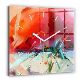dekoracyjny-kwadratowy-foto-zegar-szklany-na-sciane-rzedy-przypraw-30x30-cm
