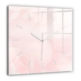 kwadratowy-foto-zegar-szklany-scienny-do-biura-kwitnace-roze-duzy-60x60-cm