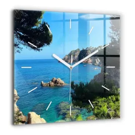 duzy-kwadratowy-zegar-scienny-na-sciane-wybrzeze-costa-brava-duzy-60x60-cm