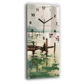 scienny-pionowy-zegar-szklany-do-salonu-lodzie-rybackie-w-porcie-30x60-cm
