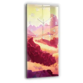elegancki-zegar-szklany-na-sciane-z-nadrukiem-pustynia-w-arizonie-30x60-cm