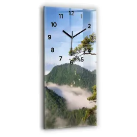 dekoracyjny-zegar-szklany-z-nadrukiem-sokolica-wierch-w-pieninach-30x60-cm