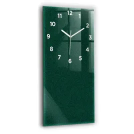 designerski-pionowy-zegar-szklany-do-wnetrz-z-grafika-wzor-lisci-30x60-cm