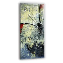duzy-pionowy-foto-zegar-szklany-do-mieszkania-motyl-vintage-styl-30x60-cm