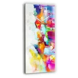 nowoczesny-pionowy-zegar-szklany-z-nadrukiem-abstrakcyjne-kwiaty-30x60-cm