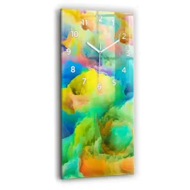 dekoracyjny-zegar-szklany-na-sciane-ze-wzorem-fraktalna-tekstura-30x60-cm