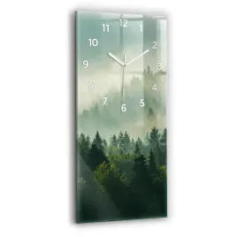 zegar-szklany-scienny-do-nowoczesnych-wnetrz-wschod-slonca-beskidy-30x60-cm
