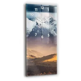 dekoracyjny-pionowy-zegar-szklany-na-sciane-zimowy-pejzaz-gor-tatr-30x60-cm