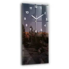 nowoczesny-foto-zegar-szklany-na-sciane-kamienista-droga-yosemite-30x60-cm