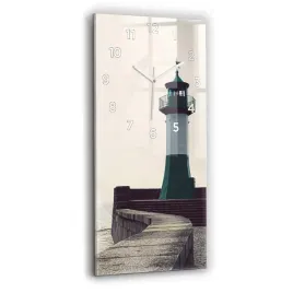 pionowy-zegar-szklany-nowoczesny-na-sciane-latarnia-morska-i-morze-30x60-cm
