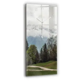 elegancki-pionowy-zegar-szklany-na-sciane-ze-wzorem-widok-na-gory-30x60-cm