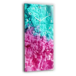 pionowy-zegar-szklany-duzy-do-mieszkania-sztuka-nowoczesna-plamy-30x60-cm