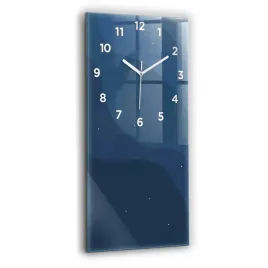 designerski-pionowy-foto-zegar-szklany-do-wnetrz-niebieskie-fale-30x60-cm