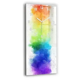 pionowy-foto-zegar-szklany-z-wlasnym-zdjeciem-abstrakcyjna-tecza-30x60-cm