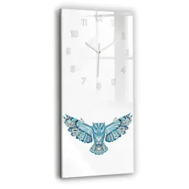 nowoczesny-pionowy-zegar-szklany-na-sciane-z-grafika-sowa-w-locie-30x60-cm