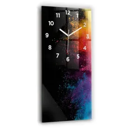zegar-szklany-nowoczesny-ze-stylowym-nadrukiem-eksplozja-kolorow-30x60-cm