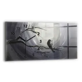 poziomy-zegar-szklany-na-sciane-do-kuchni-kruk-w-swietle-ksiezyca-60x30-cm