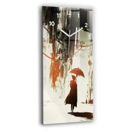 scienny-pionowy-zegar-szklany-ze-wzorem-kobieta-w-deszczowej-nocy-30x60-cm
