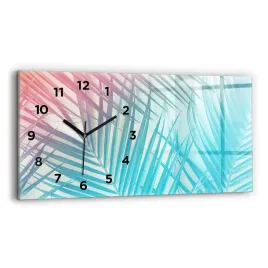 zegar-szklany-dekoracyjny-ze-stylowym-nadrukiem-tropikalna-palma-60x30-cm