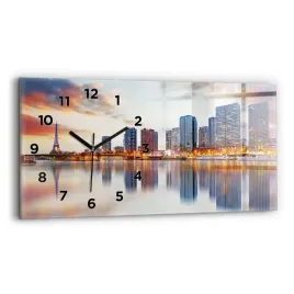 poziomy-zegar-szklany-do-kuchni-ze-wzorem-panorama-z-wieza-eiffla-60x30-cm
