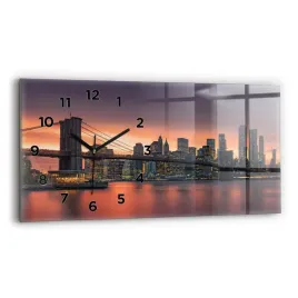 poziomy-zegar-szklany-designerski-do-wnetrz-nowym-jorku-east-river-60x30-cm