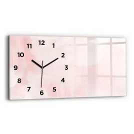 duzy-poziomy-zegar-szklany-do-mieszkania-z-nadrukiem-kwitnace-roze-60x30-cm