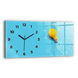 duzy-poziomy-zegar-szklany-do-mieszkania-ze-wzorem-zarowka-rysunek-60x30-cm