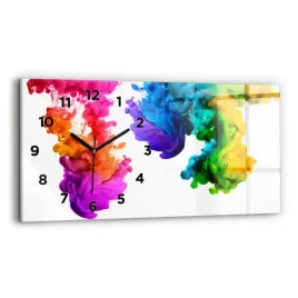 wiszacy-poziomy-zegar-szklany-ze-stylowym-nadrukiem-tecza-kolorow-60x30-cm