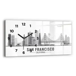 poziomy-zegar-szklany-do-salonu-z-grafika-panorama-san-francisco-60x30-cm