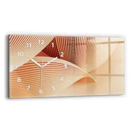 poziomy-zegar-szklany-ze-stylowym-nadrukiem-fale-abstrakcja-wzor-60x30-cm