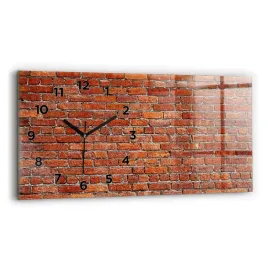 zegar-szklany-designerski-ze-stylowym-nadrukiem-stara-sciana-cegly-60x30-cm