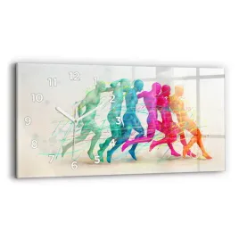 dekoracyjny-poziomy-foto-zegar-szklany-na-sciane-kolorowi-ludzie-60x30-cm