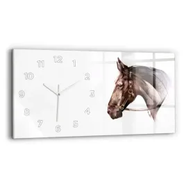 nowoczesny-zegar-szklany-na-sciane-z-grafika-malowane-profil-konia-60x30-cm