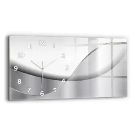 poziomy-zegar-szklany-designerski-z-nadrukiem-srebrna-abstrakcja-60x30-cm