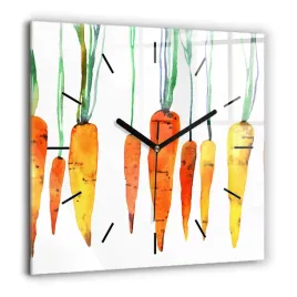 zegar-szklany-scienny-do-biura-z-grafika-ilustracja-marchewek-xxl-60x60-cm