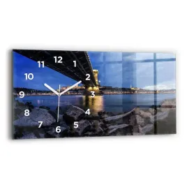 wiszacy-poziomy-zegar-szklany-z-grafika-skalisty-brzeg-pod-mostem-60x30-cm