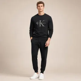 bluza-meska-calvin-klein-czarna-bez-kaptura-upominek-dla-meza-sale-xl