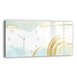 poziomy-zegar-szklany-scienny-do-biura-ze-wzorem-dekoracyjny-wzor-60x30-cm